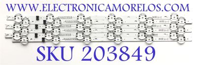 KIT DE LED'S PARA TV LG ( 6 PZ ) / NUMERO DE PARTE EAV65018201 / SSC_Y21 SLIM TRIDEN 50NANO75_S / SSC_Y21 SLIM TRIDEN 50NANO75_INX_PTN20.6_REV00_201206 / PANEL NC500TQG -VXKP1 / MODELO 50NANO75UPA